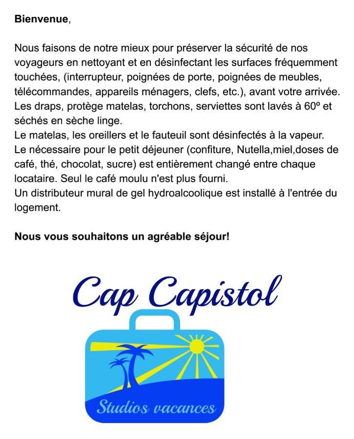 Cap Capistol Studio Le Cap D'Agde Vue Port Екстер'єр фото