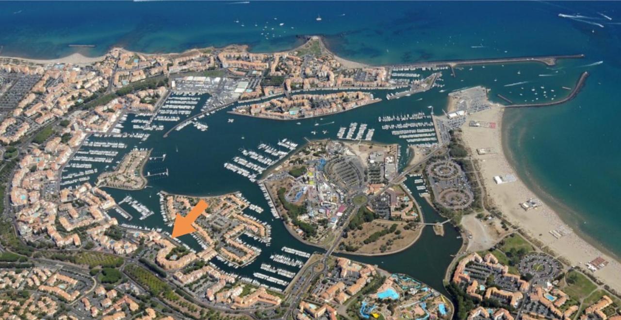 Cap Capistol Studio Le Cap D'Agde Vue Port Екстер'єр фото